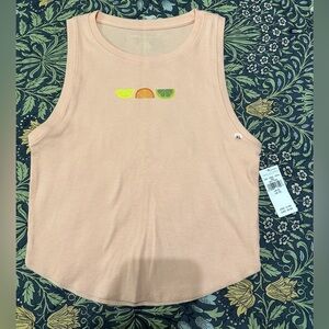 American Eagle Outfitters Pink Top with Design